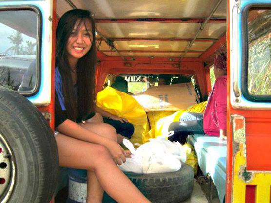 this is taken during the time i volunteered to hand out foods of the Haiyan typhoon victims in the north of cebu province.
